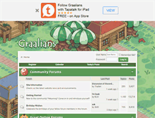 Tablet Screenshot of graalians.com